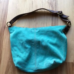 Lucky Brand Large Slouchy Suede Hobo Bag